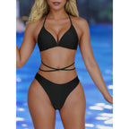 Damen Triangel-Bikini mit verstellbaren Bändern und elegantem Schnitt R&B