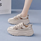 Damen Chunky Sneakers mit luftdurchlässigem Netz-Obermaterial und dämpfender Sohle R&B