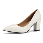 Damen Blockabsatz-Pumps mit elegantem Spitzendesign und komfortabler Innensohle EB