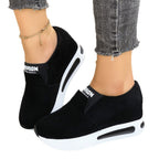 Damen Modische Slip-On Sneakers mit schickem Krokodesign und dämpfendem Fußbett R&B