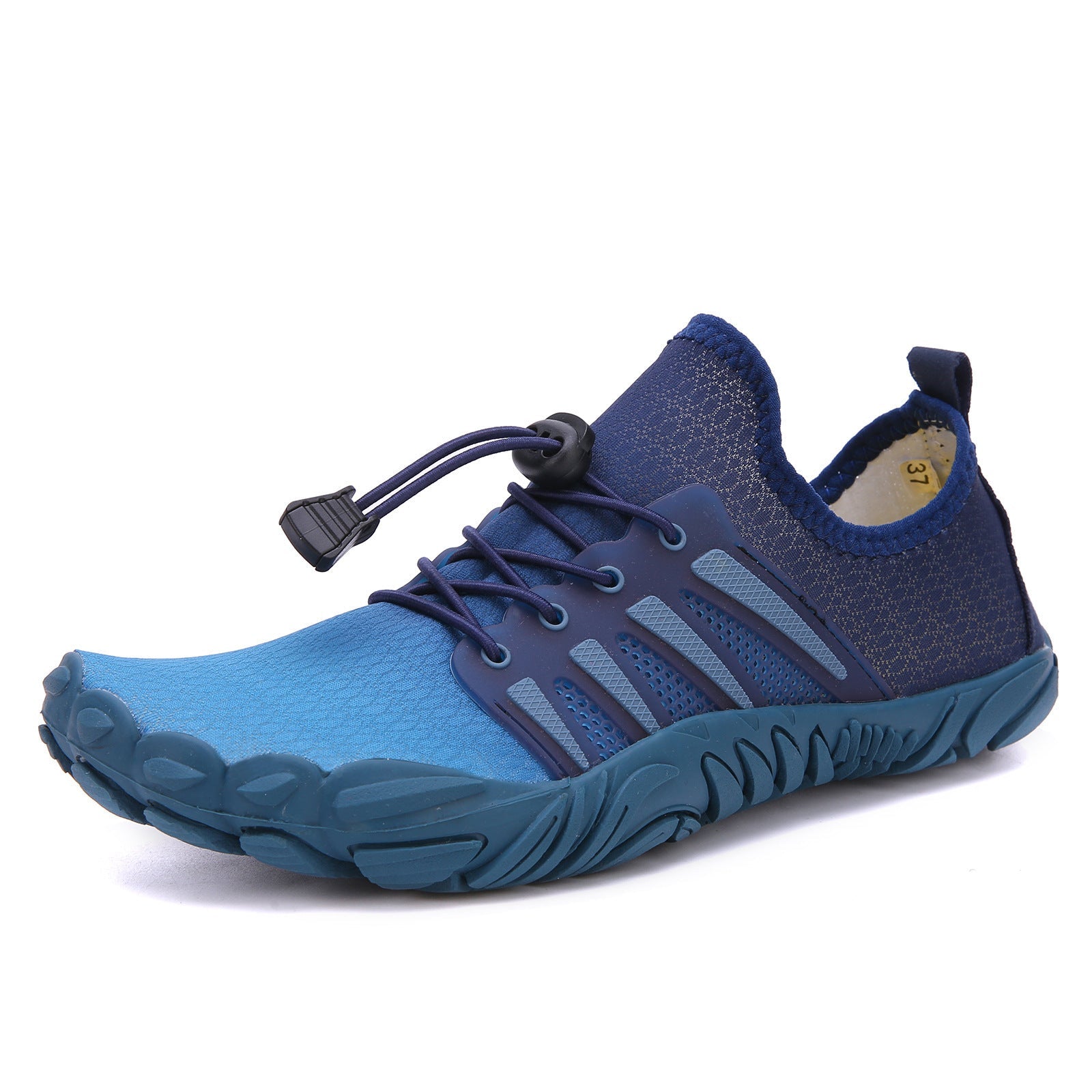Damen flexible Freizeitschuhe mit elastischem Schnellschnürsystem