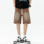 Herren Denim-Shorts mit lässigem Farbverlauf R&B