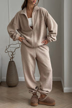 R&B | Lift Polar Fleece Strickjacke und Hosen Satz