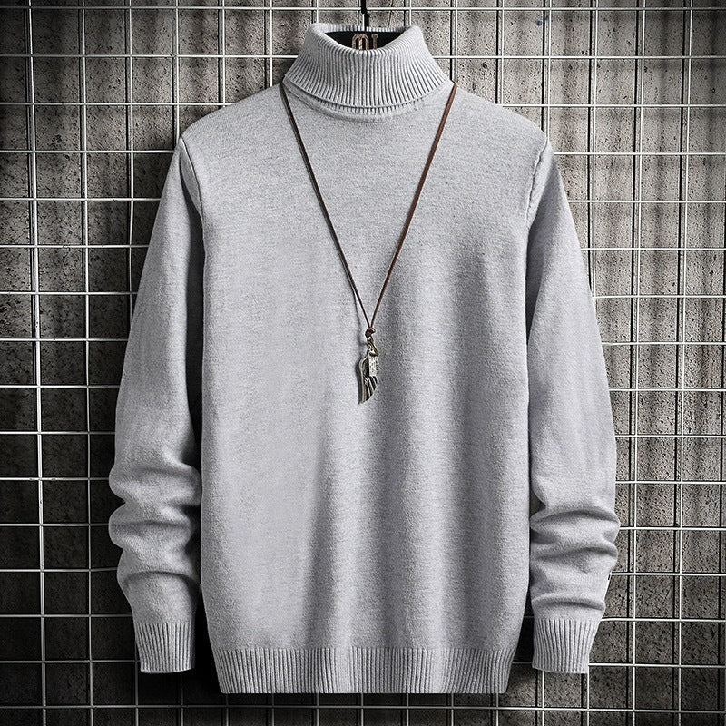 Herren bequemer Rollkragenpullover R&B