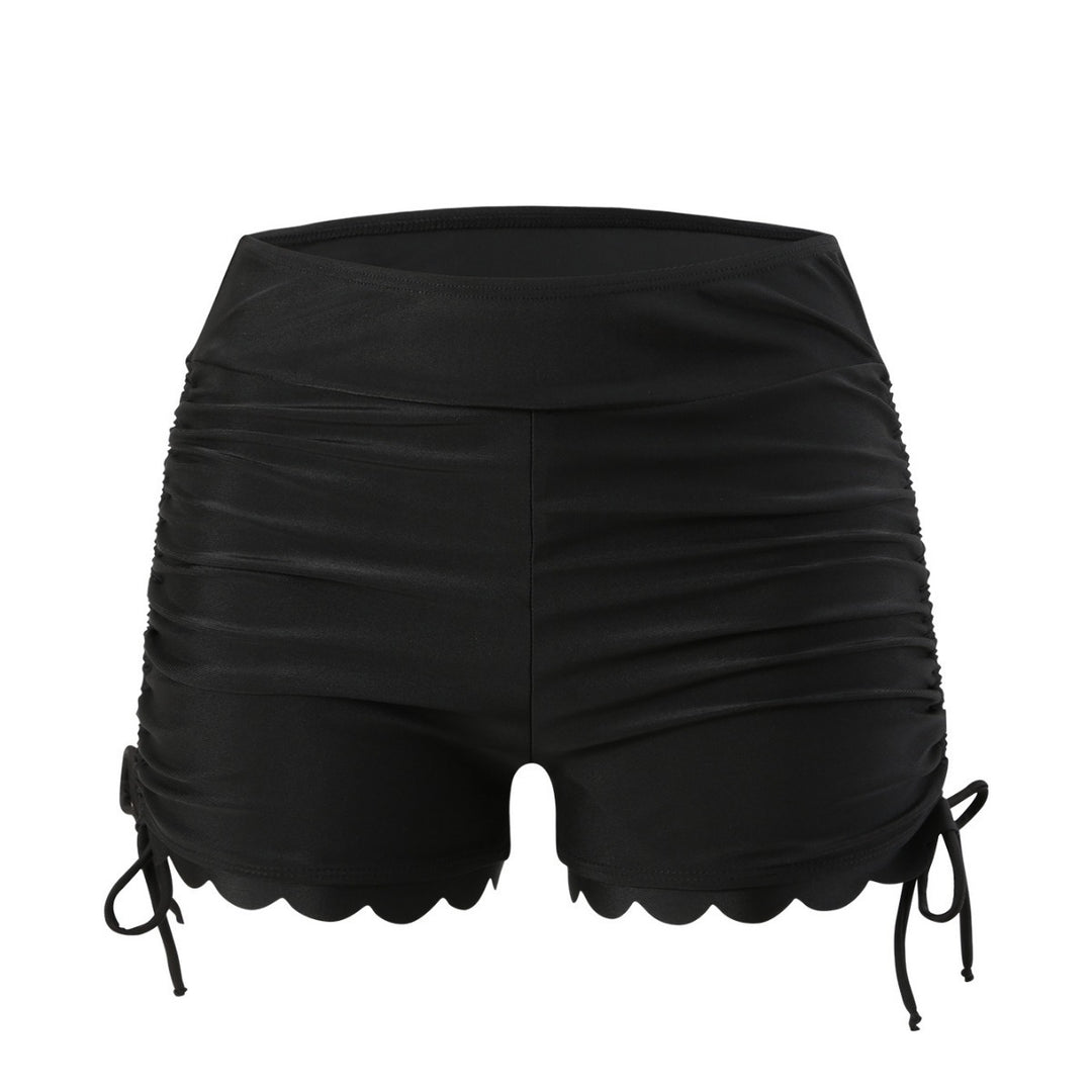 Damen Badeshorts mit verstellbarem Raffungsdesign R&B