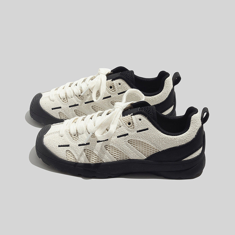 Damen Outdoor-Sneakers mit atmungsaktiver Mesh-Oberfläche von