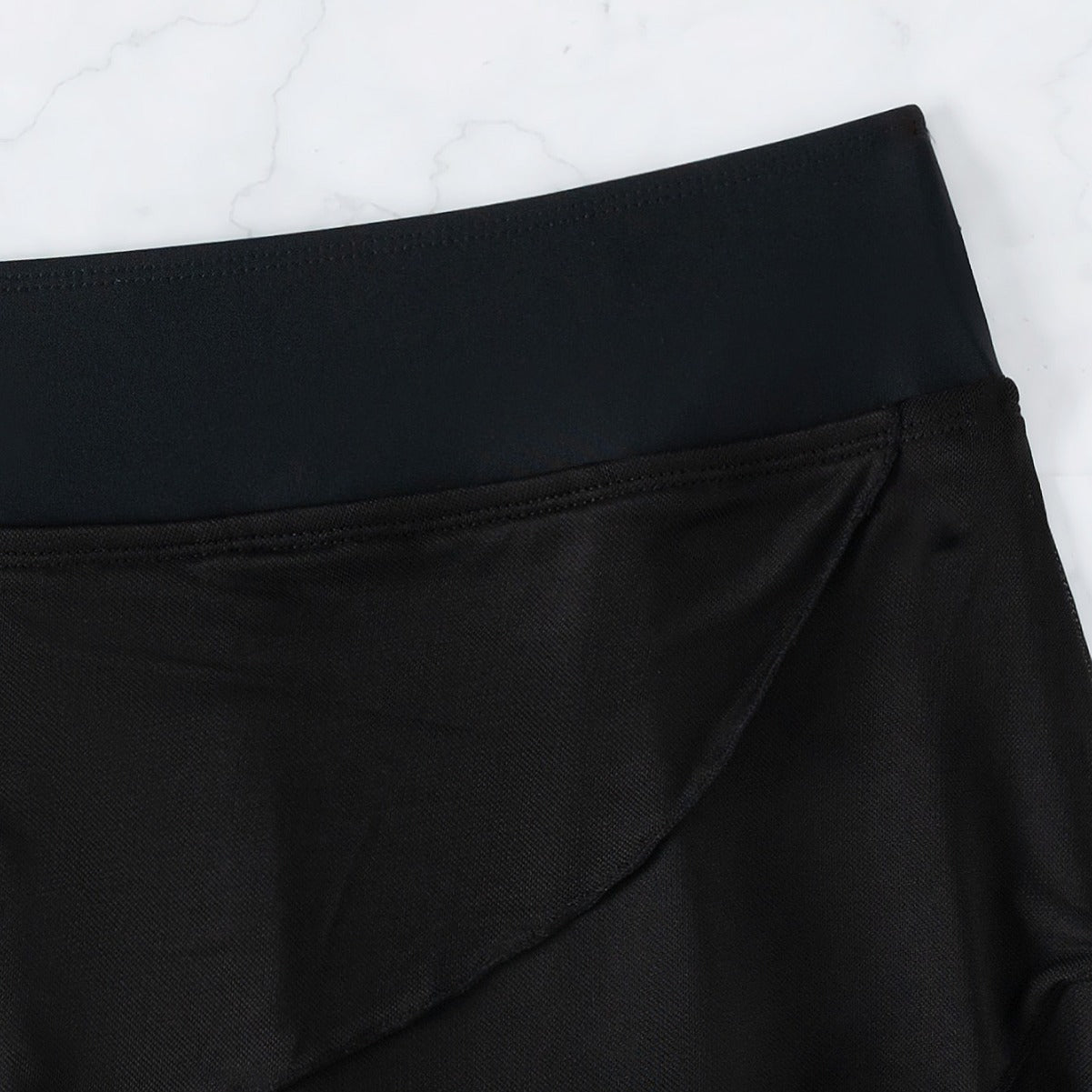 Damen Maxirock aus luftiger Chiffon-Optik mit asymmetrischem Schnitt R&B