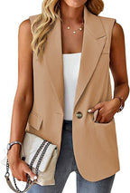 Damen Stylischer Blazer-Weste R&B