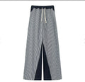 Damen Elegante und lässige Palazzohose mit gestreiftem Design R&B