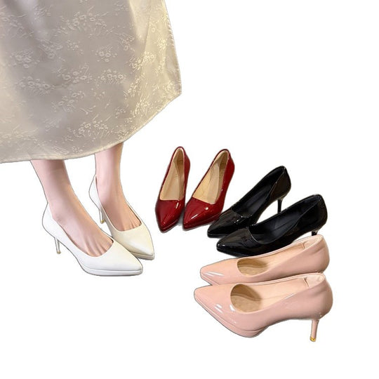 Damen elegante spitze Pumps R&B