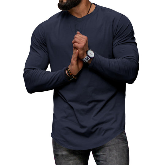 Herren langärmeliges Sportshirt mit innovativer atmungsaktiver Technologie R&B