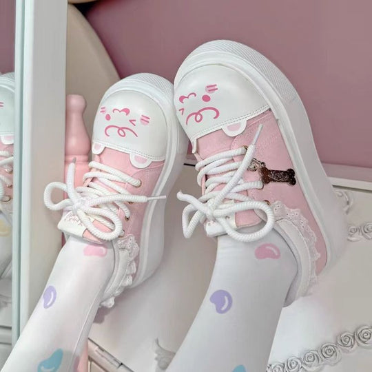 Damen Sneakers mit verspieltem Tiermotiv und bequemer Sohle R&B