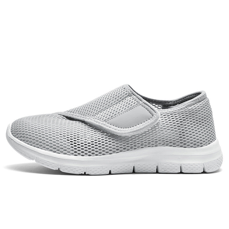 Damen bequeme und atmungsaktive Slip-On Sneakers mit elastischem Schnellverschluss R&B