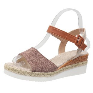 Damen Wedge-Sandalen mit modernem Schnitt und verstellbarem Riemen R&B