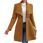 Damen Trendige Finelapel-Manteljacke R&B