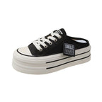 Damen Lässige Canvas-Sneaker mit strapazierfähigem Obermaterial und unverwechselbarem Design