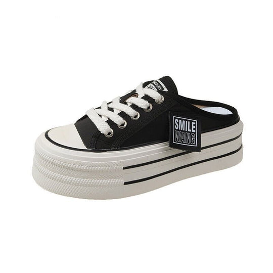 Damen Lässige Canvas-Sneaker mit strapazierfähigem Obermaterial und unverwechselbarem Design R&B