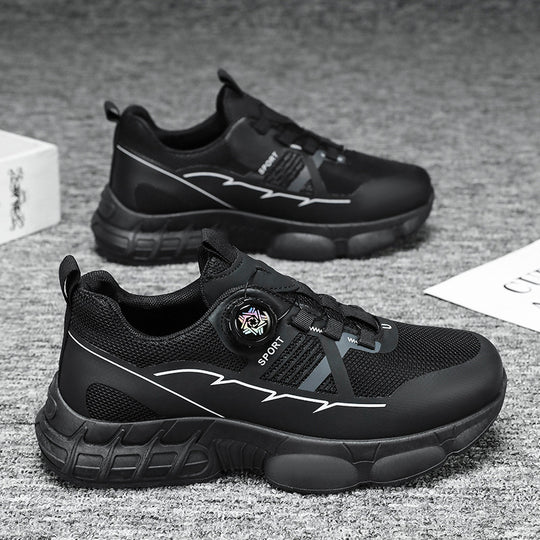 Herren Sportliche Laufschuhe mit innovativem Schnellschnürsystem und stoßdämpfender Sohle R&B