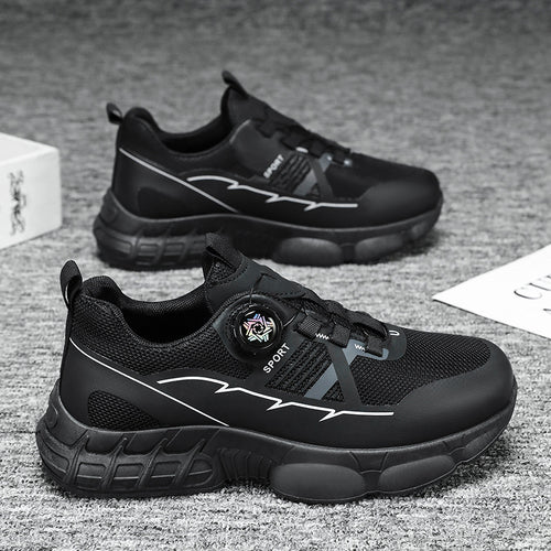 Herren Sportliche Laufschuhe mit innovativem Schnellschnürsystem und stoßdämpfender Sohle R&B