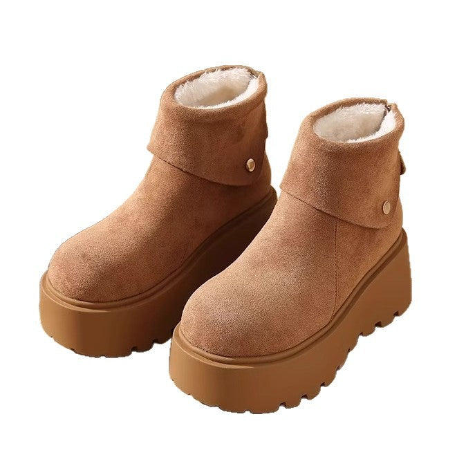 Damen Komfortable Winterstiefel mit kuscheligem Innenfutter und rutschfester Sohle R&B