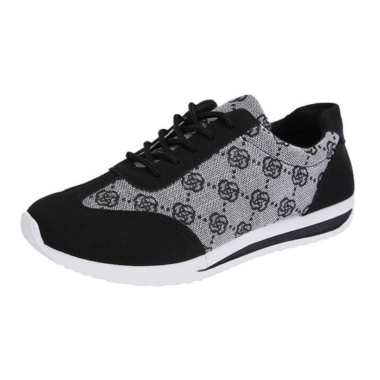 Damen nan leichte Jacquard Freizeitsneaker mit gepolstertem Komfortfußbett R&B