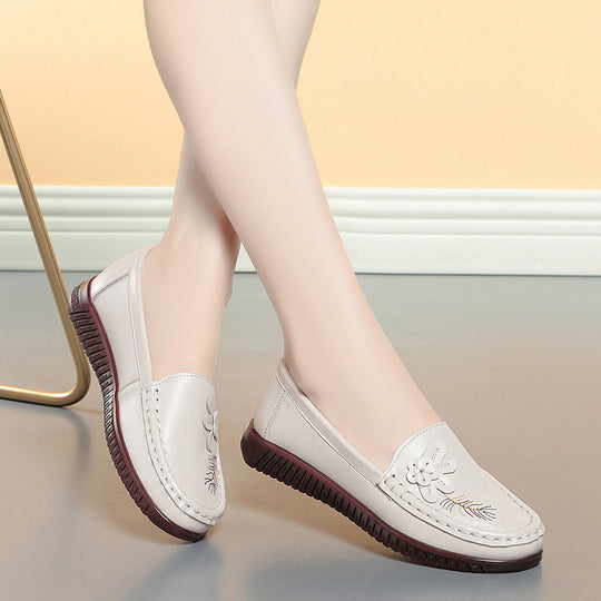 Damen Mokassins mit floralem Design und komfortabler Sohle R&B