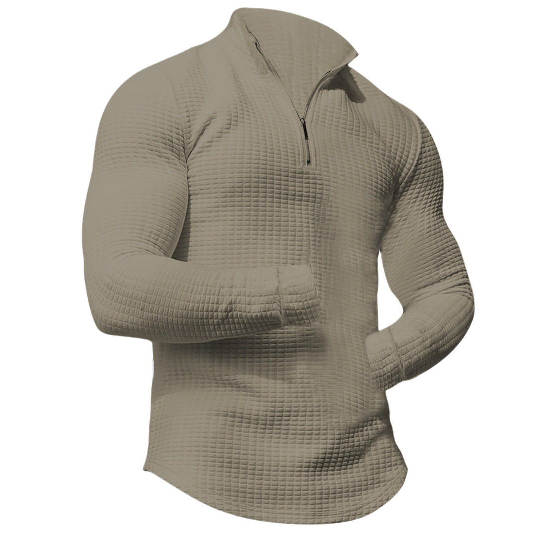 Herren Sportliches Langarmshirt mit strukturierter Oberfläche R&B