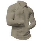 Herren Sportliches Langarmshirt mit strukturierter Oberfläche R&B