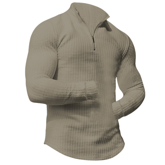 Herren Sportliches Langarmshirt mit strukturierter Oberfläche R&B