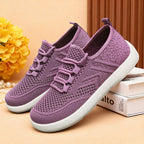 Damen Atmungsaktive Sneaker mit elastischen Schnürsenkeln R&B