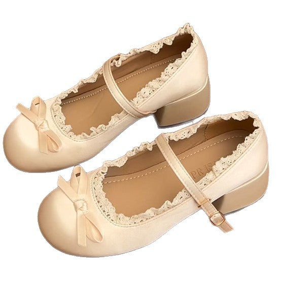 Damen Ballerinas mit verzierten Riemchen und Rüschendetails R&B
