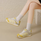 Damen Sportliche Sneakers mit atmungsaktiver Mesh-Oberfläche und dämpfendem Sohlenprofil R&B