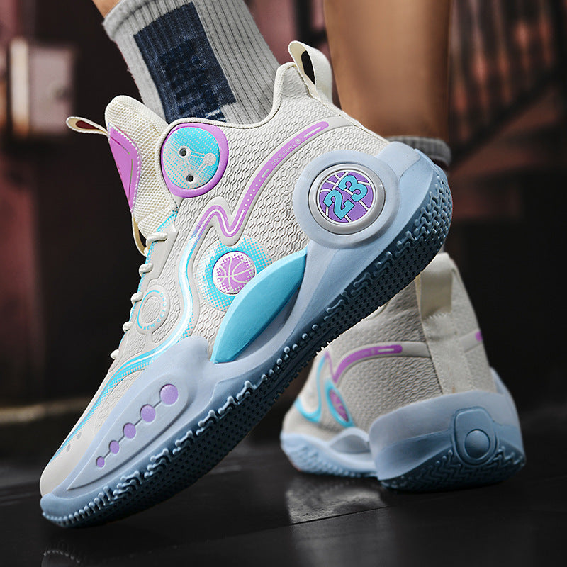 Damen Basketball Sneakers mit innovativem Dämpfungssystem und rutschfester Sohle
