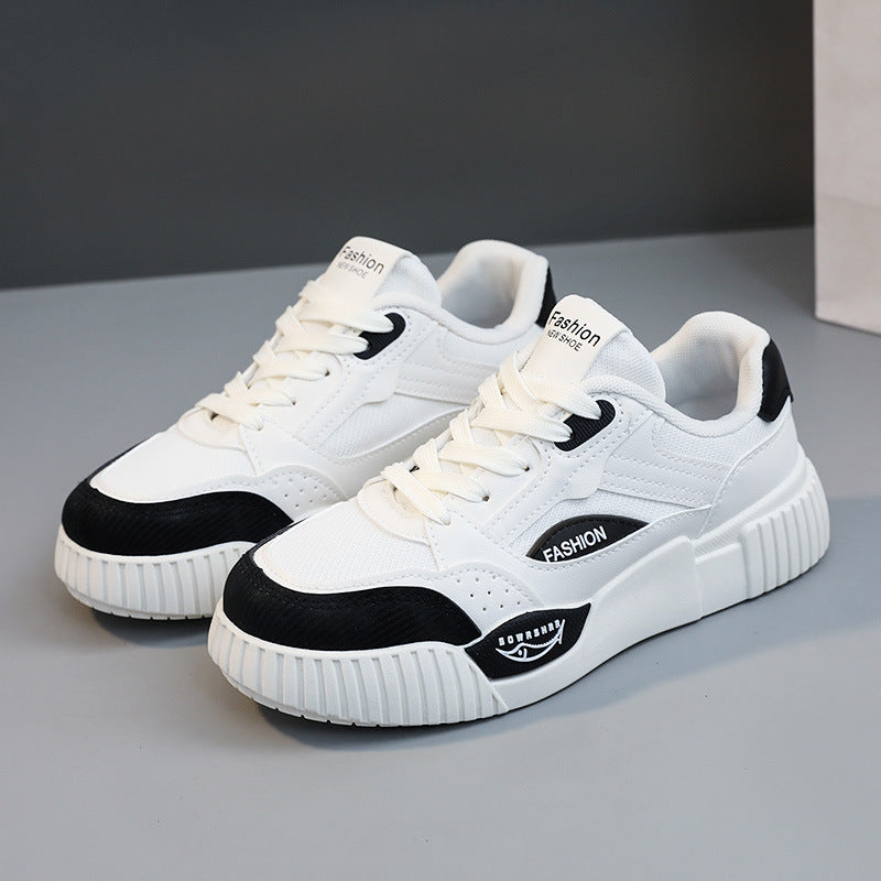 Damen modische Sneakers mit erhöhtem Sohlenprofil und sportivem Design R&B