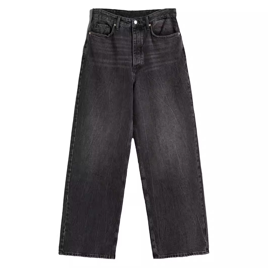 Damen Weite Jeans im Vintage-Stil