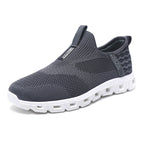 Damen Atmungsaktive Slip-On Sneakers mit elastischem Strickoberteil und rutschfester Sohle R&B