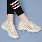 Damen Leichte und atmungsaktive Sport Sneakers mit elastischem Obermaterial R&B