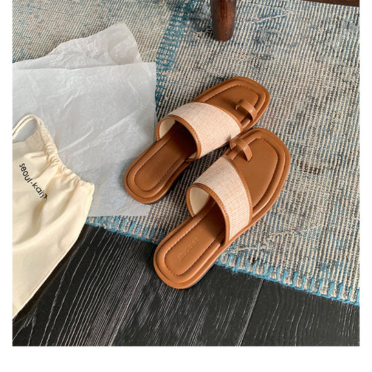 Damen Komfortable Zehenschuhe mit modischem Riemendesign und atmungsaktivem Obermaterial R&B