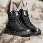 Herren Tactical Wanderstiefel mit hohem Knöchelschutz und rutschfester Sohle R&B