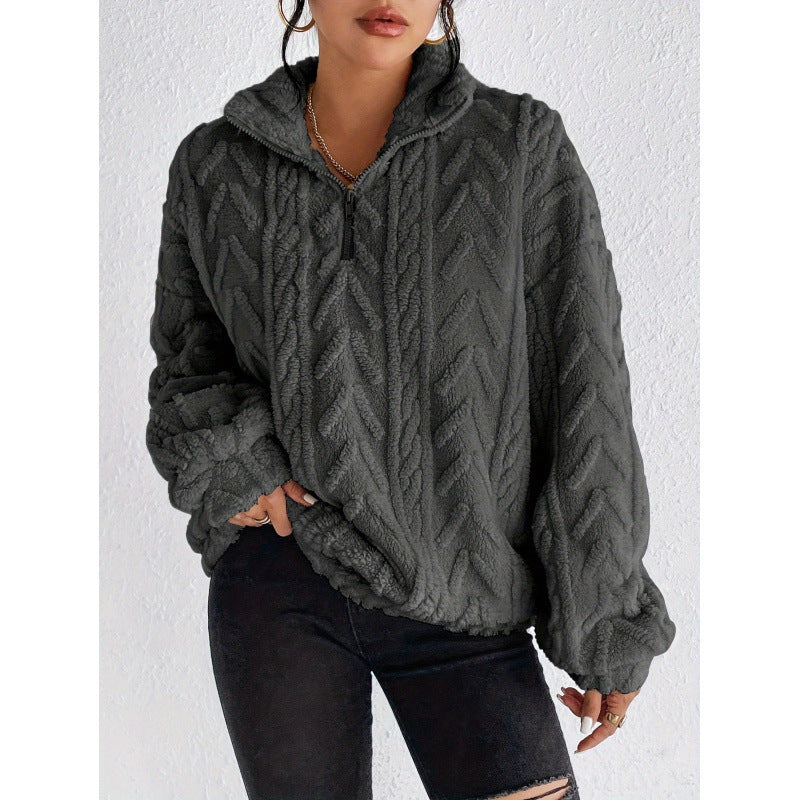 Damen Kuscheliger Kapuzenpullover R&B