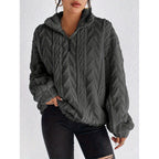 Damen Kuscheliger Kapuzenpullover R&B