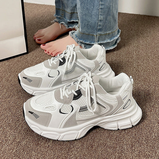 Damen Sportliche Lauf Sneakers mit atmungsaktivem Obermaterial und dämpfender Sohle R&B