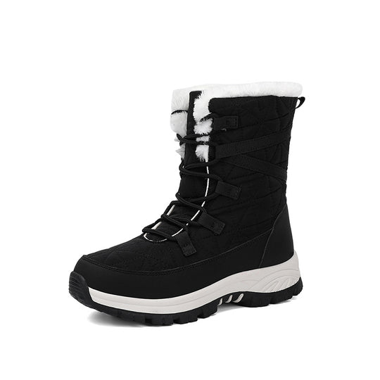 Damen Winterstiefel mit isoliertem Futter und rutschfester Sohle R&B