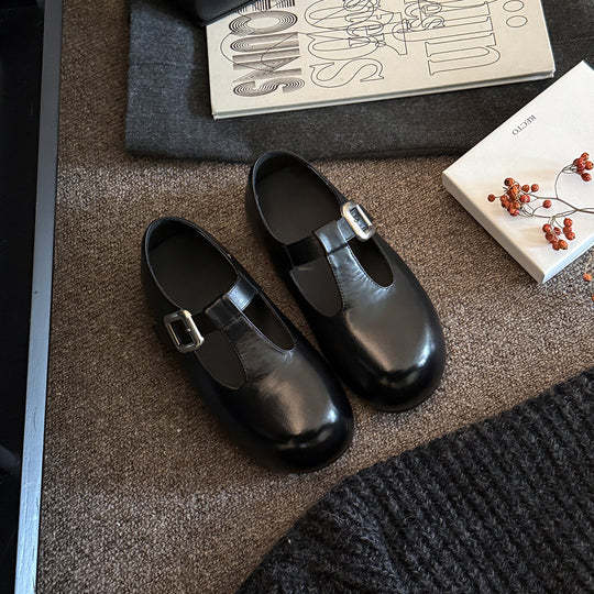 Damen Elegante Mokassins mit verstellbarem Riemen und komfortablem Fußbett R&B