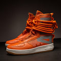 Damen High-Top Sneakers mit innovativem Schnürsystem und atmungsaktiver Netzstruktur R&B