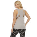 Damen Sportliche Leggings mit geometrischem Muster R&B