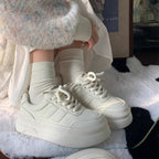Damen Modische Sneakers mit sportlicher Plattform und atmungsaktivem Obermaterial R&B