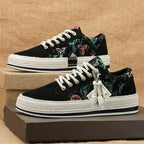 Damen modische Sneakers mit hochwertigen Textiloberflächen und raffiniertem Design