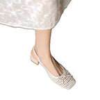 Damen Slingback-Ballerinas mit raffiniertem Netzdesign und weichem Fußbett EB