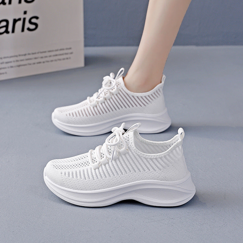 Damen Atmungsaktive Freizeitsneaker mit flexibler Sohle und modernem Design R&B